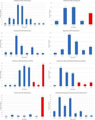 Evaluation of the in vitro susceptibility of clinical isolates of NDM-producing Klebsiella pneumoniae to new antibiotics included in a treatment regimen for infections